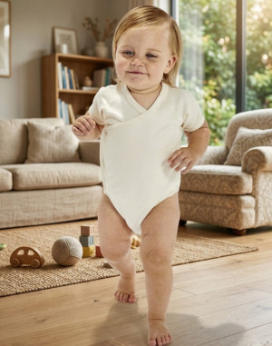 BZ05T - Babybugz - Combinaison Kimono Bodysuit bébéBZ05T - Babybugz - Body Kimono BébéBABYBUGZ